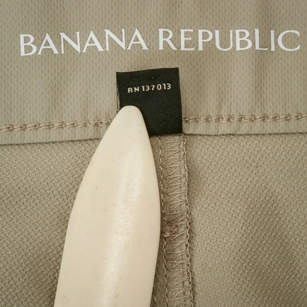 Banana Republic Pants‎ Men 38x29 Khaki Tan Performance Tech Golf Chino